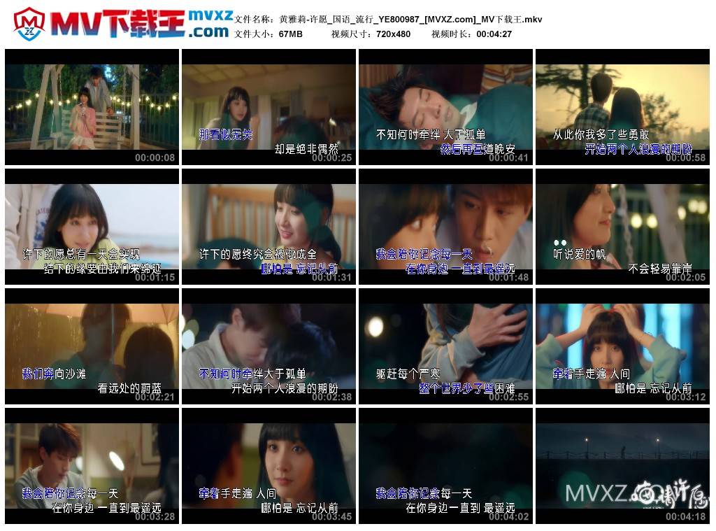 黄雅莉-许愿_国语_流行_YE800987